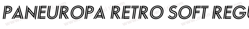 Paneuropa Retro Soft Regular字体转换